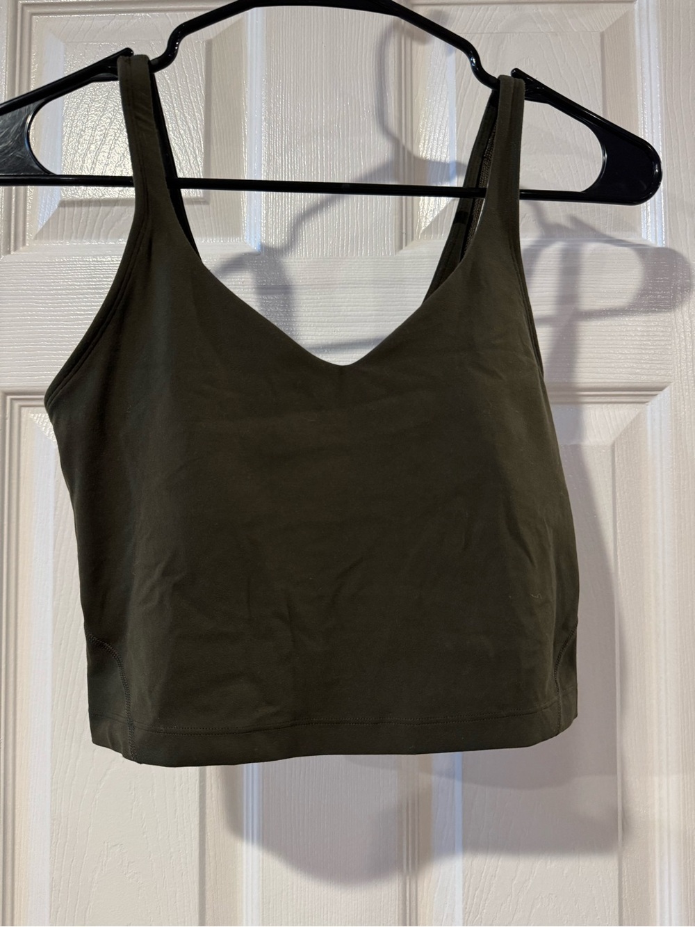 EUC lululemon athletica Scoop Neck Tank Top - Dark Olive - Picture 3 of 6